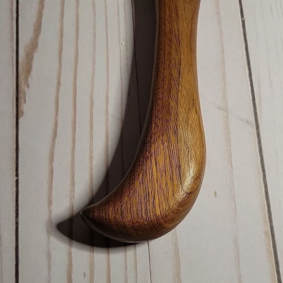 Vintage Wood Hand Mirror - Picture 2 of 4